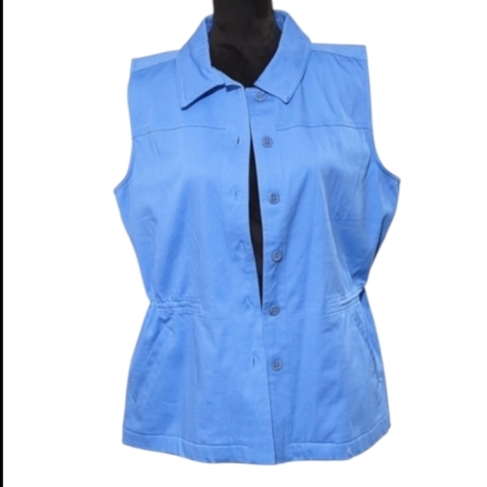 Denim & Co. Vintage Style Utility Vest